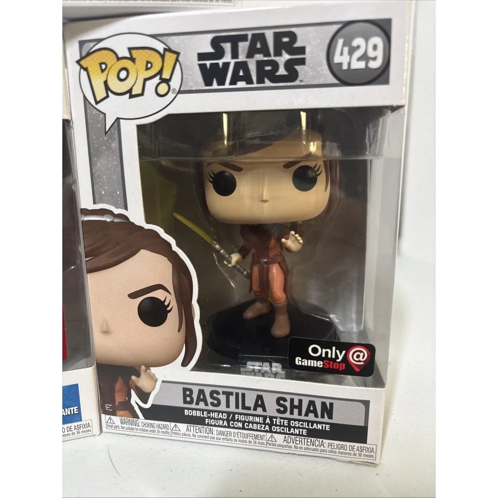 Funko Pop! Lot of 3 Famous Ladies Valkyrie 483 Angel 424 Bastila 429 Marvel